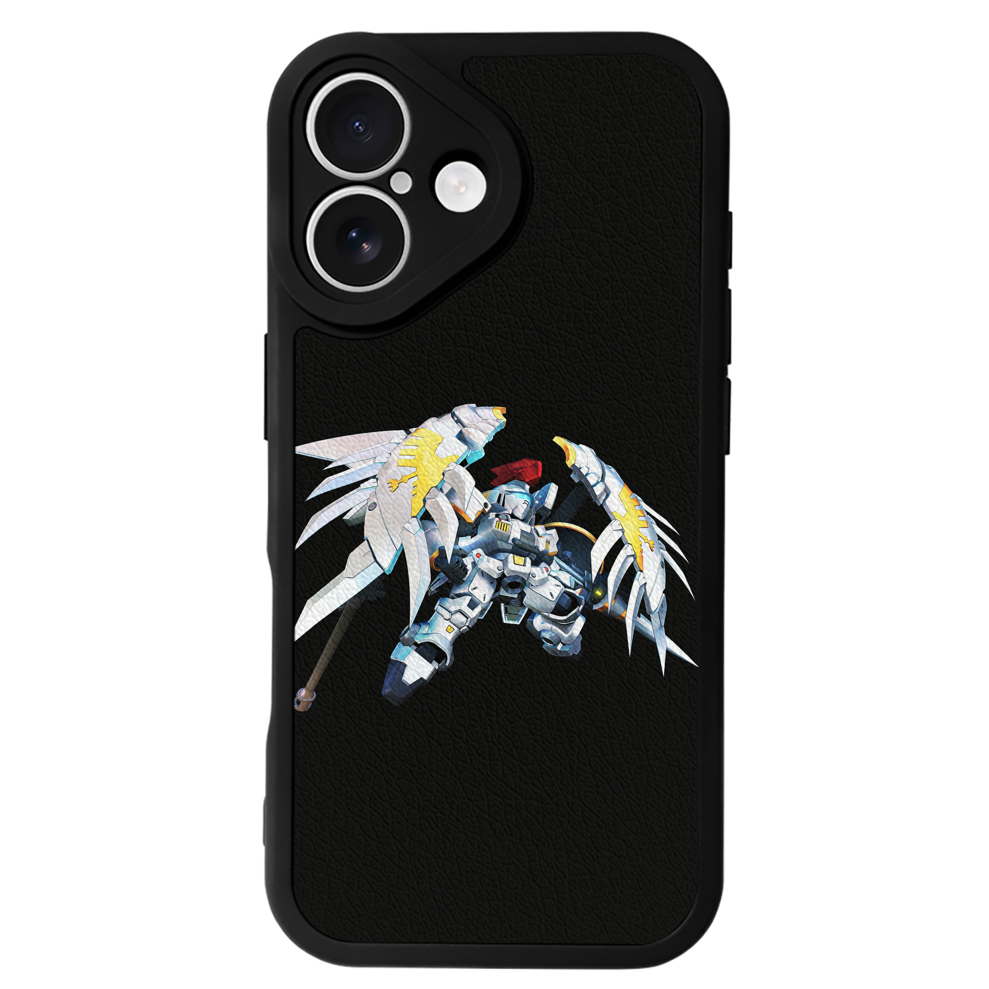 （画像用） 機動戦士ガンダム Mobile Suit Gundam 【iPhone 16シリーズ対応】シリコンスマホケース（レザー調） 材質：シリコン